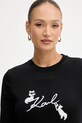Karl Lagerfeld bluza IKON SIGNATURE czarny B1W20031