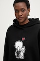 Bombažen pulover Karl Lagerfeld IKON črna B1W20030