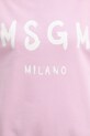 MSGM bluza bawełniana 4041MDM515.267000 różowy