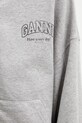 GANNI bluza bawełniana A1060023 szary A1060023