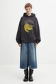 GANNI bluza bawełniana A1060025 A1060025 szary