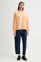 Marc O'Polo bluza bawełniana 5000007895 pomarańczowy SS26