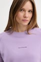 Bavlnená mikina Marc O'Polo fialová 5000009291