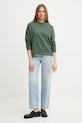 Marc O'Polo bluza bawełniana 5000009291 zielony SS26