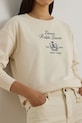Lauren Ralph Lauren bluza beżowy 200P03726