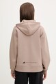 Odzież adidas by Stella McCartney bluza z kapturem damska JZ0652 brązowy