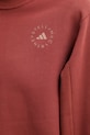 adidas by Stella McCartney bluza damska bawełniana JZ0671 brązowy