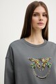 Pinko bluza bawełniana szary 100534.A33G