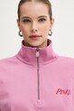 Pinko bluza bawełniana różowy 106360.A34U