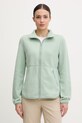 Jack Wolfskin bluza rozpinana damska polarowa Lite Curl zielony A65751