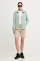 Jack Wolfskin bluza rozpinana damska polarowa Lite Curl A65751 zielony SS26