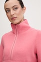 Jack Wolfskin bluza sportowa damska polarowa Lite Curl różowy A65750