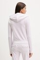 Odzież Juicy Couture bluza welurowa JCAP176.973 fioletowy