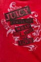 Juicy Couture bluza welurowa Wrap You Up JCNAS126451 czerwony