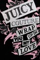Juicy Couture bluza welurowa Wrap You Up JCNAS126451 czarny