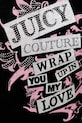 Juicy Couture bluza welurowa Wrap You Up JCNAS126451 czarny