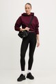 adidas Performance bluza z kapturem damska KC7665 bordowy SS26