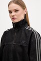 adidas Originals kurtka jeansowa Firebird czarny KD2926