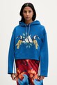 adidas bluza z kapturem niebieski KS2104