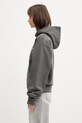 Coperni bluza z kapturem damska z bawełną COPJS15F5035 szary AA00