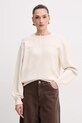 Elisabetta Franchi sweter damski beżowy MK70Q61E2