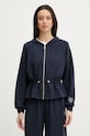 Liu Jo bluza damska z modalem granatowy TA6076.JS869