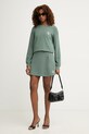 Liu Jo dukserica za žene s modalom TA6078.JS869 zelena SS26