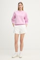 Lacoste sweatshirt SF5245 pink SS26