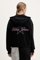 Odzież Guess Jeans bluza bawełniana W6RQ06.K68I4 czarny