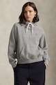 Mikina Polo Ralph Lauren ARCTIC FLEECE jednofarebný sivá 211971698004