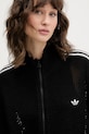 adidas Originals кофта, яка розстібається жіноча чорний KC6497