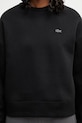 Lacoste mikina s bavlnou dámská černá SF0046