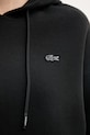 Lacoste кофта с капюшоном с хлопком для женщин SF0048 чёрный