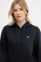 Lacoste Μπλούζα με κουκούλα γυναικεία με βαμβάκι σκούρο μπλε SF5259