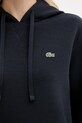 Lacoste Μπλούζα με κουκούλα γυναικεία με βαμβάκι SF5259 σκούρο μπλε