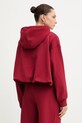 Odzież Trussardi bluza z kapturem damska bawełniana G8566000235N czerwony