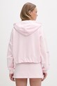 Oblečenie Guess Jeans mikina na zips s kapucňou dámska bavlnená W6GQ06.K68I4 ružová