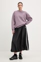 adidas by Stella McCartney bluza damska z bawełną KA9562 fioletowy SS26