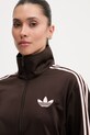 adidas Originals μπλούζα με κουμπιά Γυναικεία καφέ KD1331