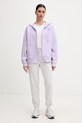 adidas by Stella McCartney bluza rozpinana z kapturem damska KF8913 fioletowy SS26