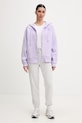 adidas by Stella McCartney bluza rozpinana z kapturem damska KF8913 fioletowy SS26