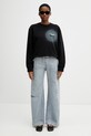 MM6 Maison Margiela bluza bawełniana damska S52GU0251.M25014.900 czarny