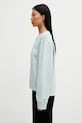 MM6 Maison Margiela bluza bawełniana S52GU0256.M25025.544 turkusowy SS26