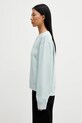 MM6 Maison Margiela bluza bawełniana S52GU0256.M25025.544 turkusowy SS26