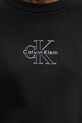 Calvin Klein Jeans суичър дамски от памук LV047F838G черен