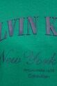 Calvin Klein Jeans μπλούζα Γυναικεία βαμβακερή LV047F818G πράσινο
