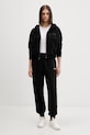 Calvin Klein Underwear felpa con cerniera e cappuccio da donna in cotone LV00QS7599 nero SS26
