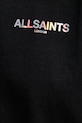 AllSaints pamut póló BLAZE W032JE fekete