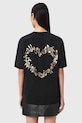 AllSaints t-shirt bawełniany CORA W033JE czarny SS26