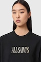 AllSaints t-shirt bawełniany CORA czarny W033JE